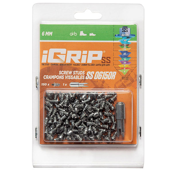 IGRIP SHOULDERED RACING TIRE STUDS 6MM 150PK (SS-06150R)