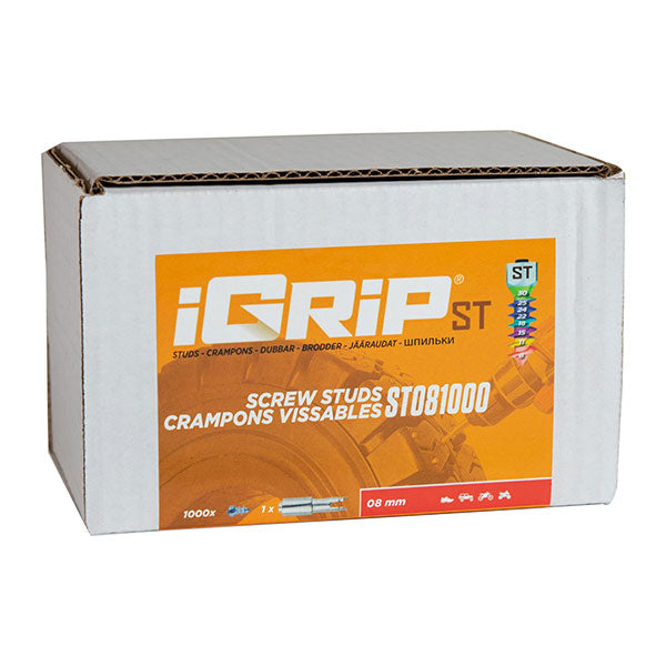 IGRIP SSTANDARD STUDS 8MM 1000PK (ST-081000)