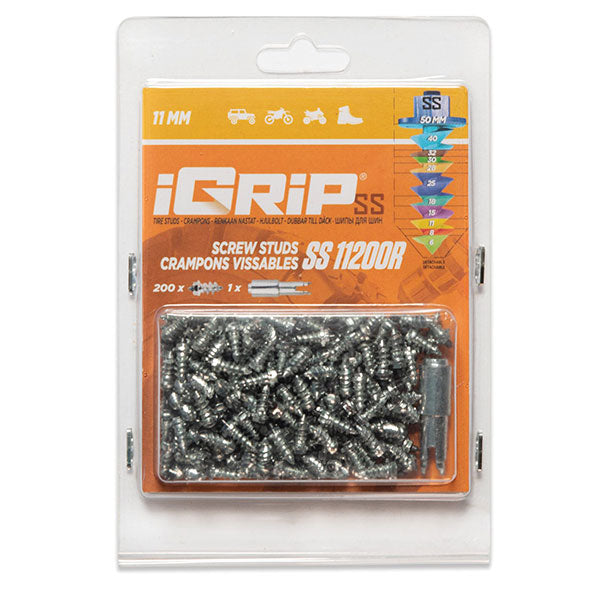 IGRIP SHOULDERED RACING TIRE STUDS 11MM 200PK