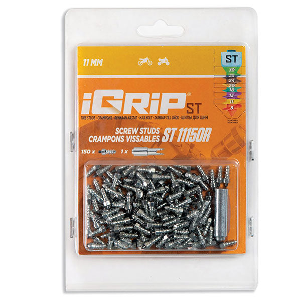 IGRIP STANDARD RACING STUDS 11MM 150PK