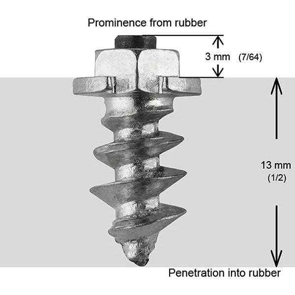 IGRIP SHOULDERED TIRE STUDS 15MM 100PK