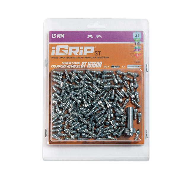 IGRIP STANDARD RACING STUDS 15MM 150PK