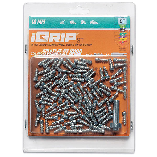 IGRIP STANDARD STUDS 18MM 100PK (ST-18100)