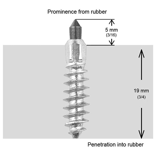 IGRIP STANDARD RACING STUDS 24MM 100PK (ST-24100R)