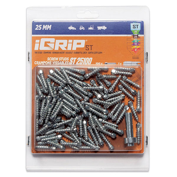 IGRIP STANDARD STUDS 25MM 100PK (ST-25100)