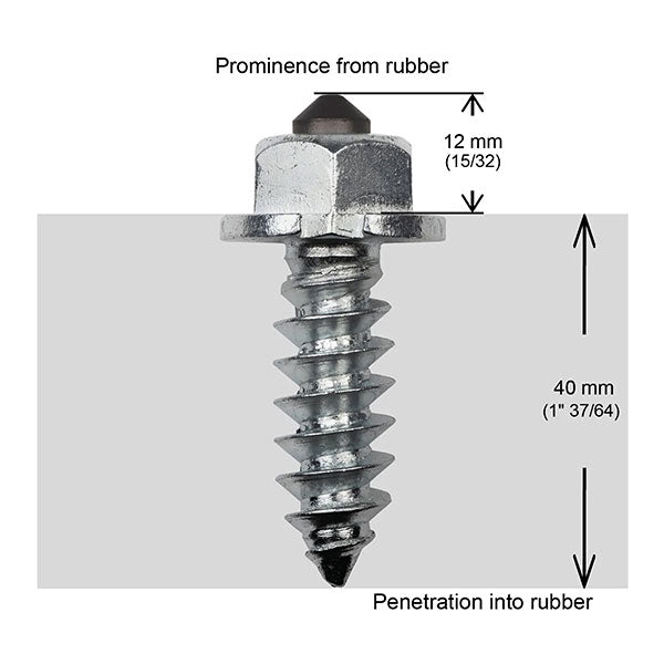 IGRIP SHOULDERED HEAVY DUTY TIRE STUDS 50MM 1000PK (SS-501000HD)