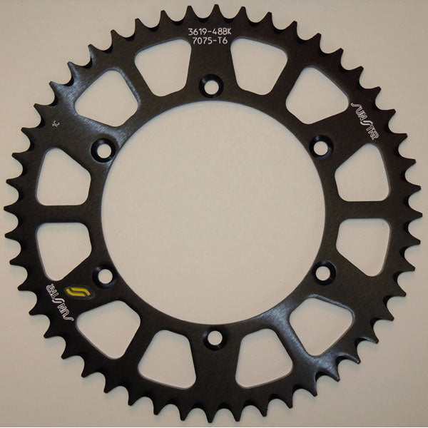 SUNSTAR WORKS TRIPLESTAR ALUMINUM REAR SPROCKET (5-361950BK)