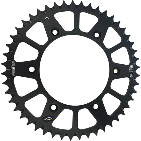 SUNSTAR WORKS TRIPLESTAR ALUMINUM REAR SPROCKET (5-355648BK)