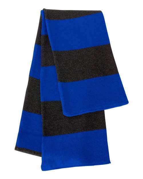 Sportsman Rugby-Striped Knit Scarf - SP02