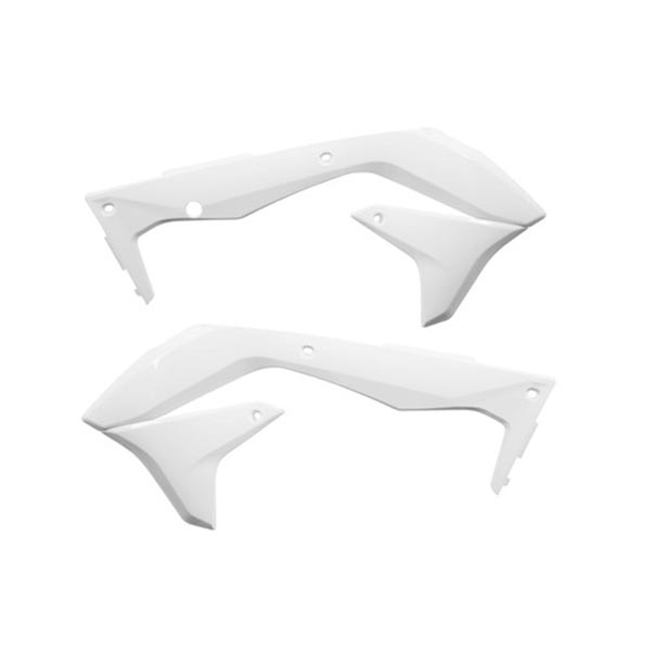 Acerbis White Radiator Shrouds | MunroPowersports.com