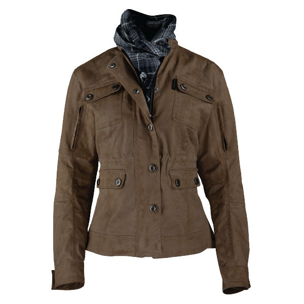 JOE ROCKET WOMEN'S LUNA WAXED CANVAS JACKET