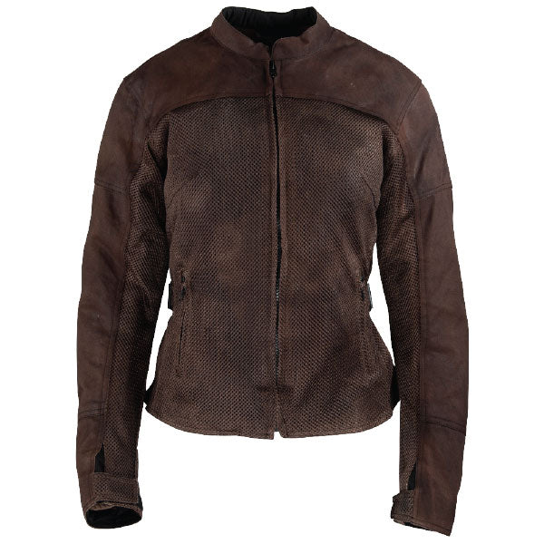 JOE ROCKET WOMEN'S SOLEIL WAXED CANVAS/MESH JACKET