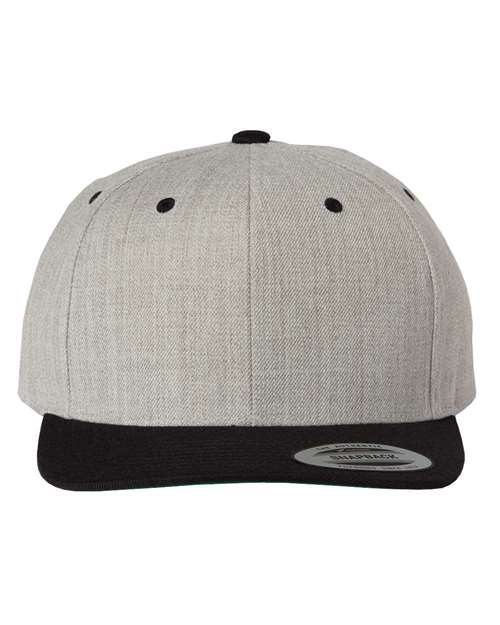 Yupoong Classics Flat Bill Snapback Cap - 6089M