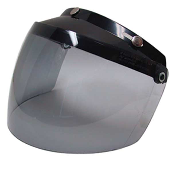 GMAX OF-2 OPEN FACE HELMET 3-SNAP FLIP UP SHIELD