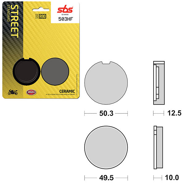 SBS ATV/UTV CERAMIC BRAKE PAD (6190503108)