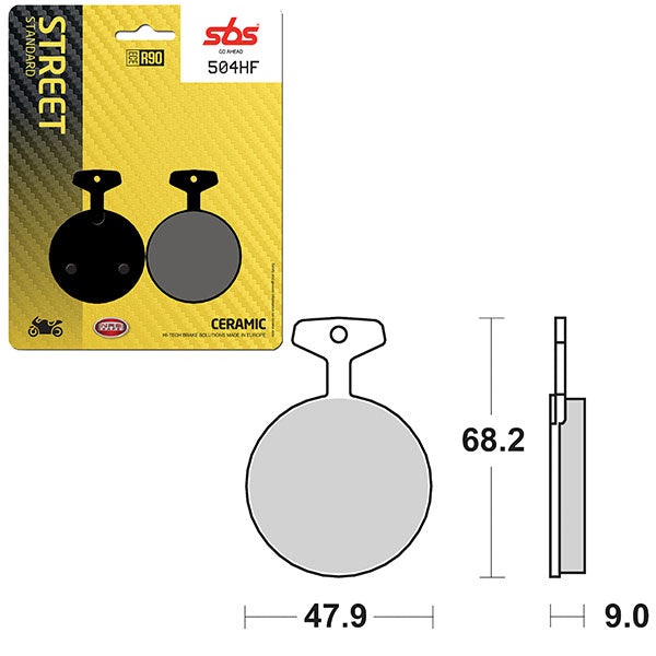 SBS ATV/UTV CERAMIC BRAKE PAD (6190504108)