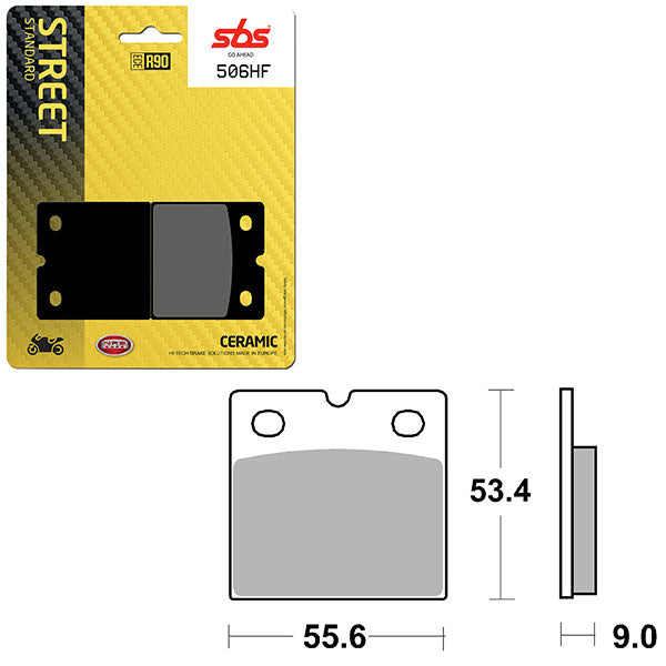 SBS ATV/UTV CERAMIC BRAKE PAD (6190506108)