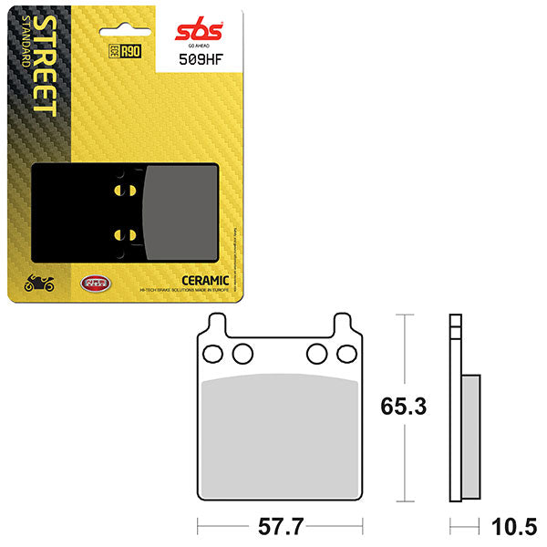 SBS ATV/UTV CERAMIC BRAKE PAD (6190509108)