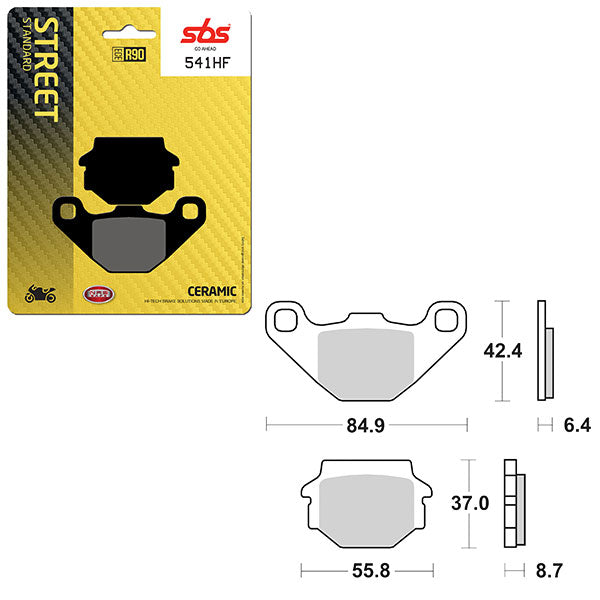 SBS ATV/UTV CERAMIC BRAKE PAD (6190541108)