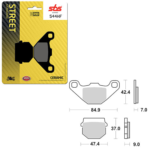 SBS ATV/UTV CERAMIC BRAKE PAD (6190544108)