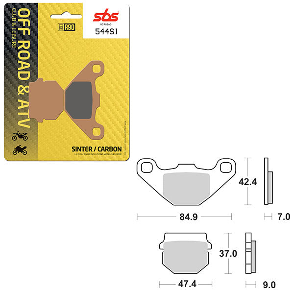 SBS ATV/UTV SINTER BRAKE PAD (6240544108)