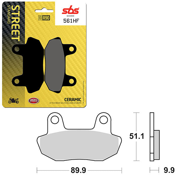 SBS ATV/UTV CERAMIC BRAKE PAD (6190561108)