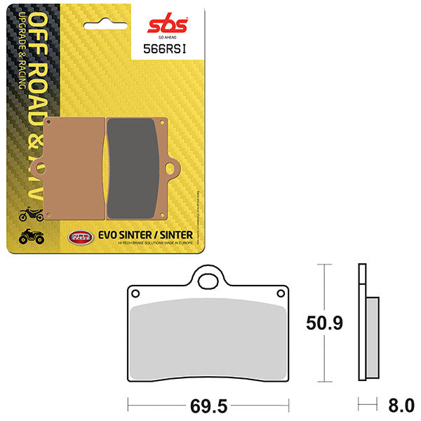 SBS ATV/UTV EVO SINTER BRAKE PAD (6280566108)