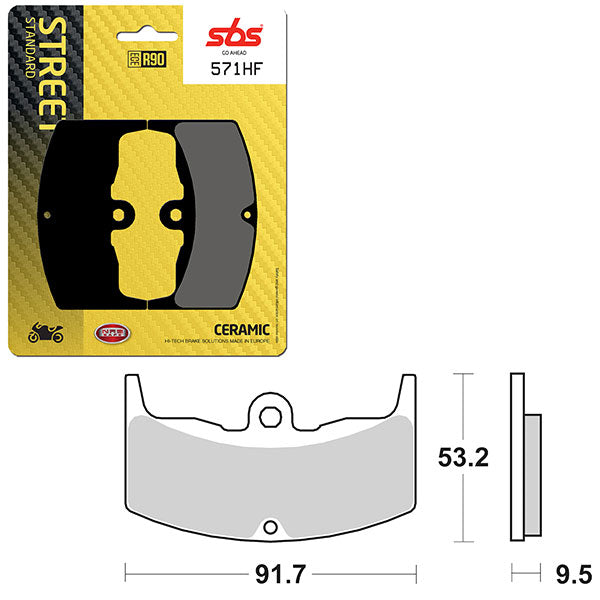 SBS ATV/UTV CERAMIC BRAKE PAD (6190571108)