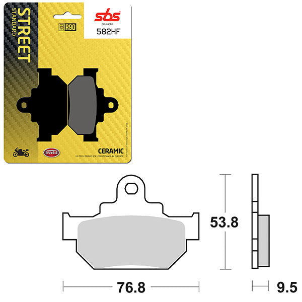 SBS ATV/UTV CERAMIC BRAKE PAD (6190582108)