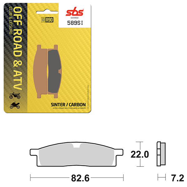 SBS ATV/UTV SINTER BRAKE PAD (6240589108)