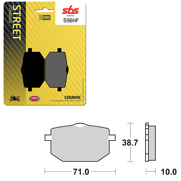 SBS ATV/UTV CERAMIC BRAKE PAD (6190596108)