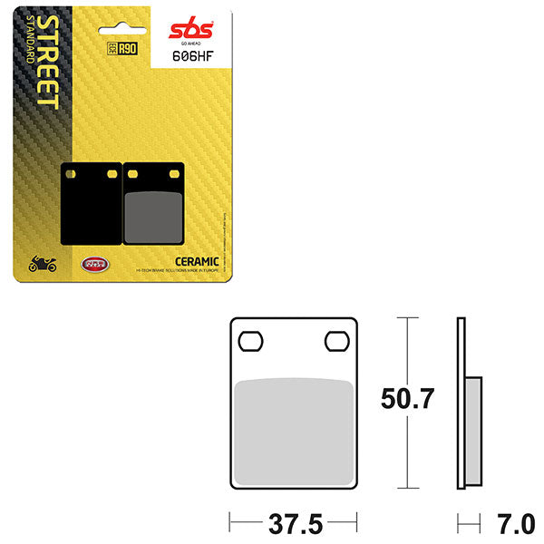 SBS ATV/UTV CERAMIC BRAKE PAD (6190606108)