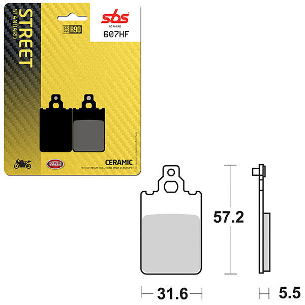 SBS ATV/UTV CERAMIC BRAKE PAD (6190607108)