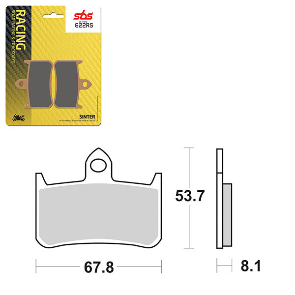 SBS CERAMIC BRAKE PAD (01627622)