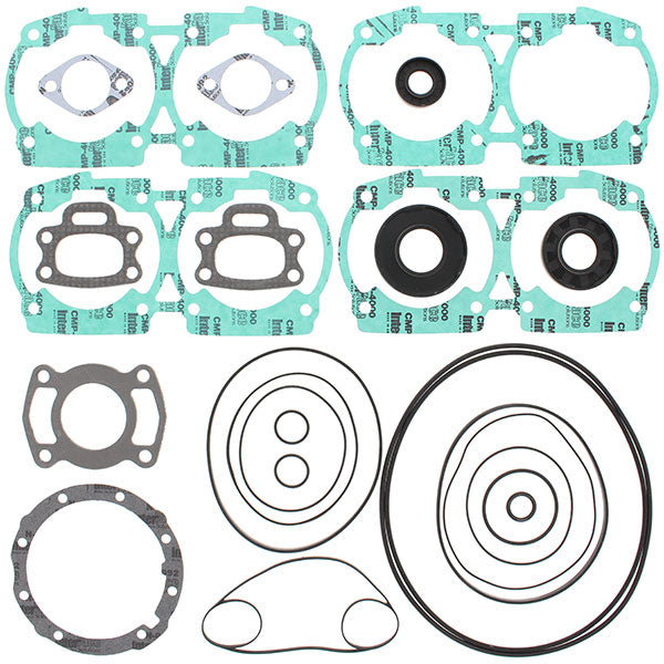 VERTEX COMPLETE GASKET SET WITH OIL SEALS (611204)