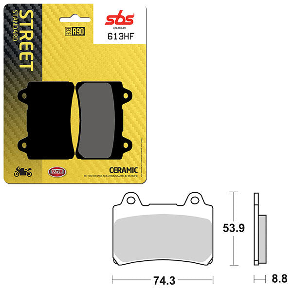 SBS ATV/UTV CERAMIC BRAKE PAD (6190613108)