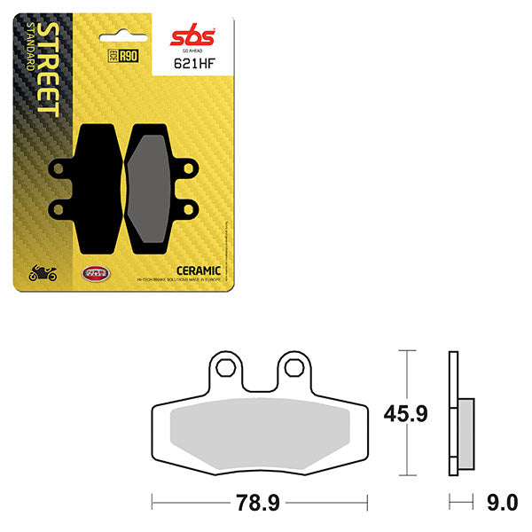 SBS ATV/UTV CERAMIC BRAKE PAD (6190621108)