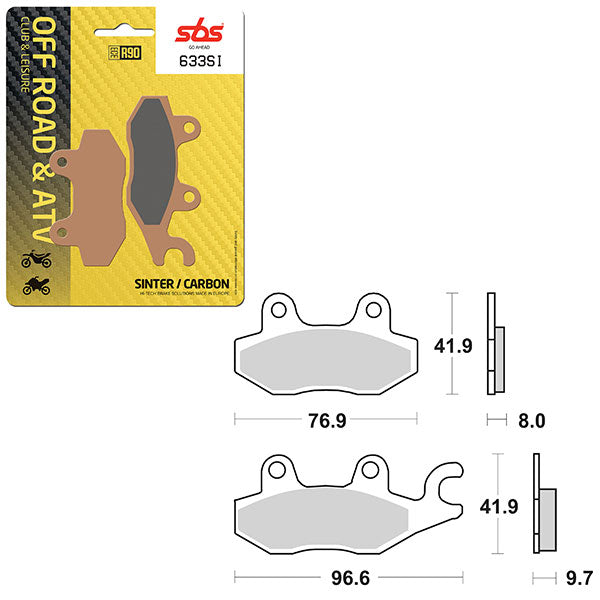 SBS ATV/UTV SINTER BRAKE PAD (6240633108)