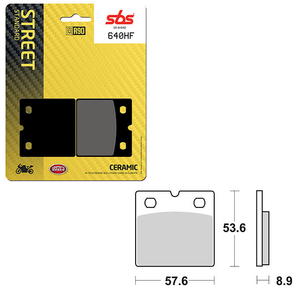 SBS ATV/UTV CERAMIC BRAKE PAD (6190640108)