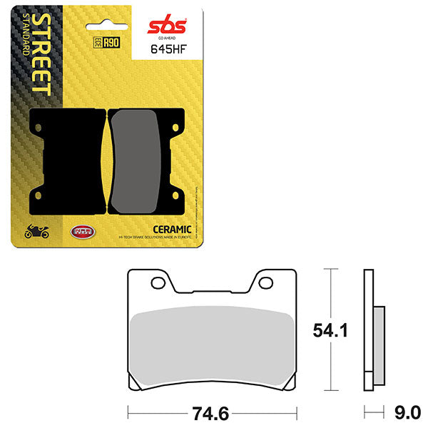 SBS ATV/UTV CERAMIC BRAKE PAD (6190645108)