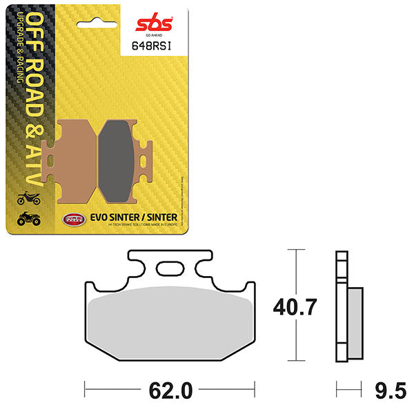 SBS ATV/UTV EVO SINTER BRAKE PAD (6280648108)