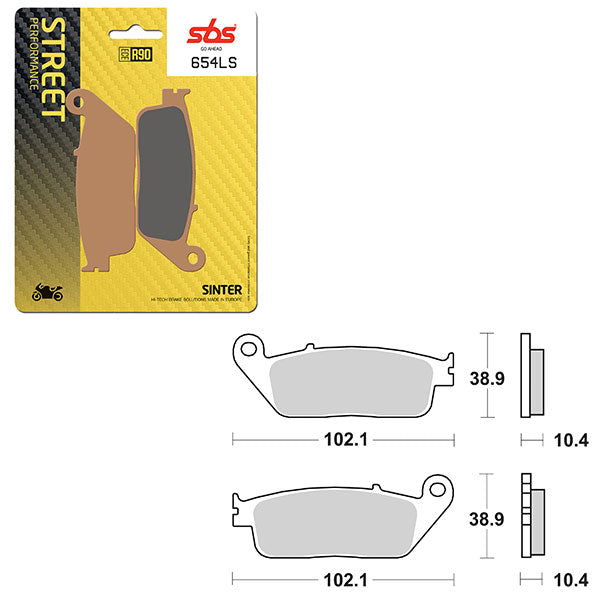 SBS PERFORMANCE LS SINTER REAR BRAKE PAD (6260654108)