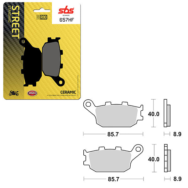 SBS ATV/UTV CERAMIC BRAKE PAD (6190657108)