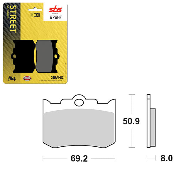 SBS ATV/UTV CERAMIC BRAKE PAD (6490678108)