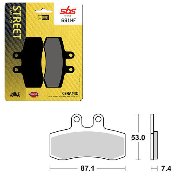 SBS ATV/UTV CERAMIC BRAKE PAD (6190681108)