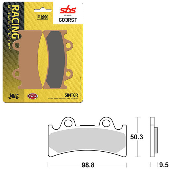 SBS ROAD RACING & TRACKDAYS SINTER FRONT BRAKE PAD (6470683108)