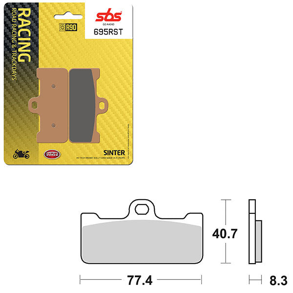 SBS ROAD RACING & TRACKDAYS SINTER FRONT BRAKE PAD (6470695108)