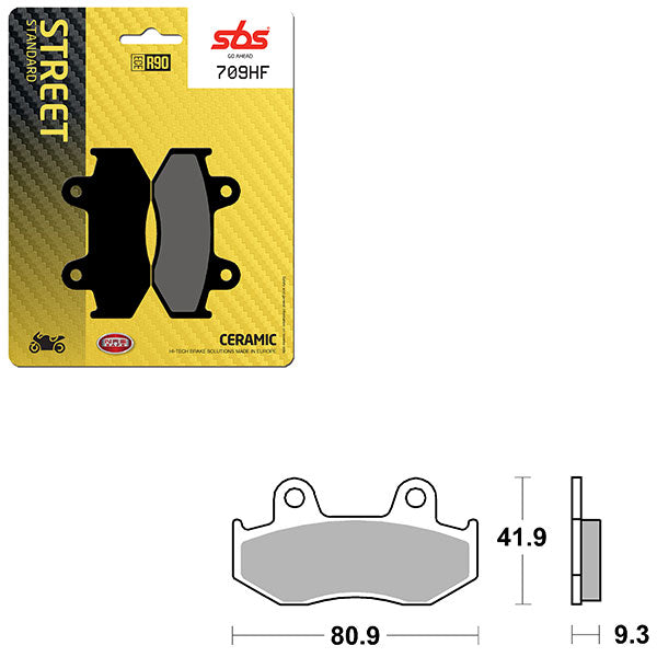 SBS ATV/UTV CERAMIC BRAKE PAD (6190709108)