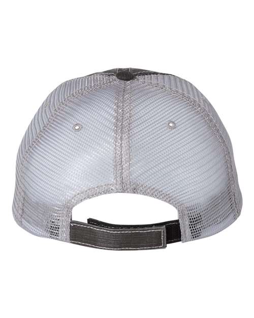 Mega Cap Herringbone Trucker Cap - 6990