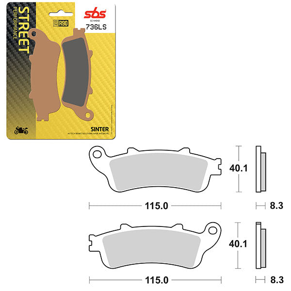 SBS PERFORMANCE LS SINTER REAR BRAKE PAD (6260736108)